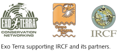 Exo Terra supporting IRCF and its partners