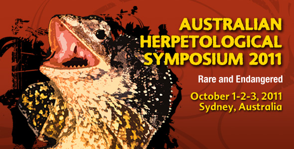 Australian Herpetological Symposium - October 1, 2 and 3, Sydney, Australia