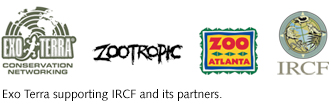 Exo Terra supporting IRCF and its partners